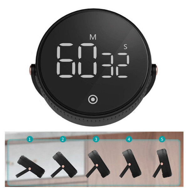 Кухонний таймер цифровий LED 90 дБ, секундомір магнітний F1, таймер для кухні та спорту