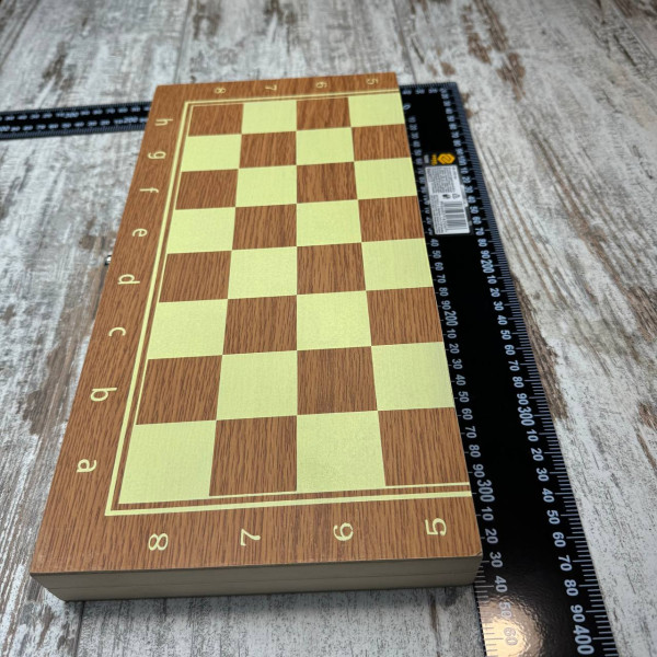 Настільна гра 3в1 шахи шашки нарди дерев’яний набір 34×34 см класичний комплект для дітей і дорослих