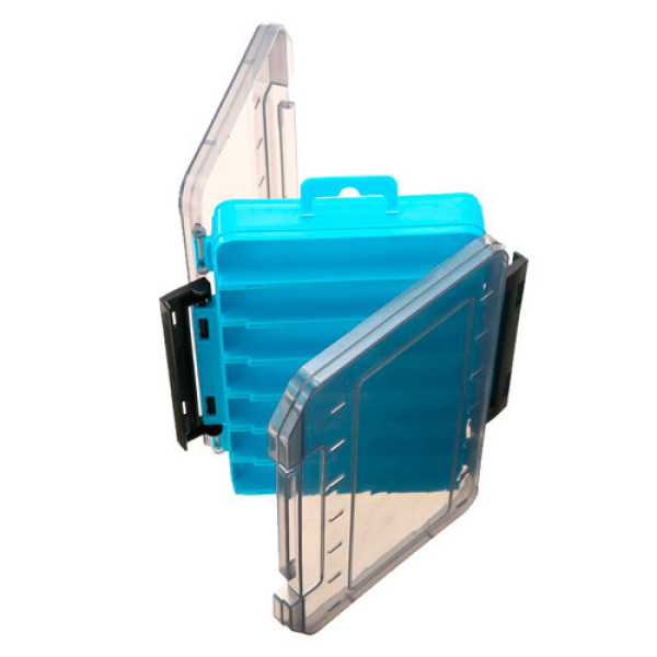 Коробка органайзер двостороння для снастей 195x130x37мм, 14 відділень, риболовля