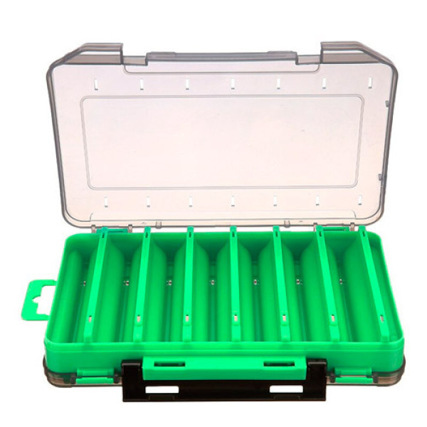 Коробка органайзер двостороння для снастей 195x130x37мм, 14 відділень, риболовля