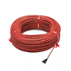 Кабель карбоновий нагрівальний 33Ом 12К 100м у силіконовій ізоляції тепла підлога/стіни