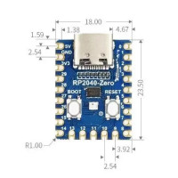 Плата розробника контролер для Arduino MicroPython RP2040-Zero GPIO ARM Cortex-M0 