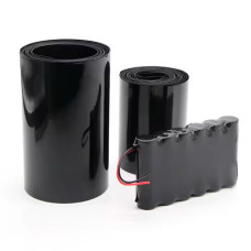 Термоусадочна трубка ПВХ чорна 220x0.15мм, 1 метр для ізоляції проводів