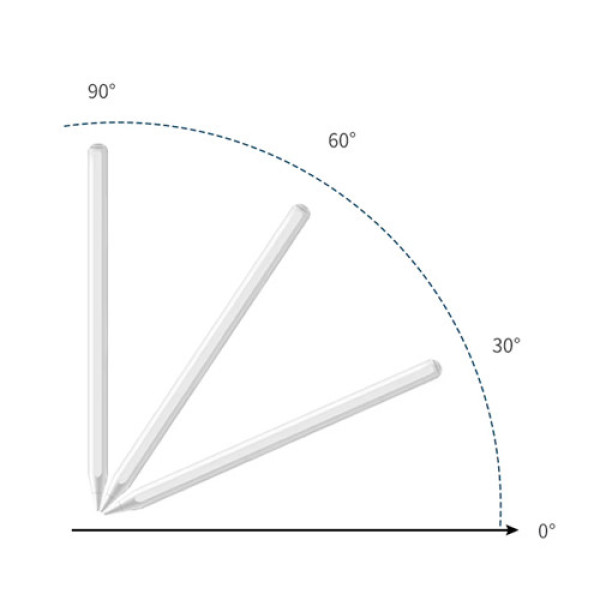 Активний Bluetooth стилус для Apple iPad з магнітною зарядкою, 3 змінні наконечники, малювання та письмo