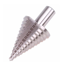 Крокове HSS свердло по металу 5-35 мм, титанове покриття, універсальне для листового металу