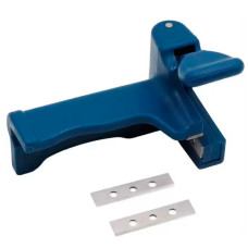 Ручний торцевий обрізач кромки для ПВХ, АБС, меламін, дерево з 2 лезами, триммер