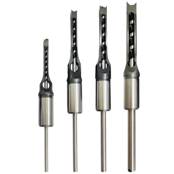 Набір свердел Уаттса 4шт 6.4-12.7мм для квадратних отворів по дереву, фанері, ДСП, МДФ