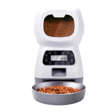 Годівниця автоматична розумна для котів та собак 3.5л Elf Pet Feeder акумуляторна з таймером та дозатором