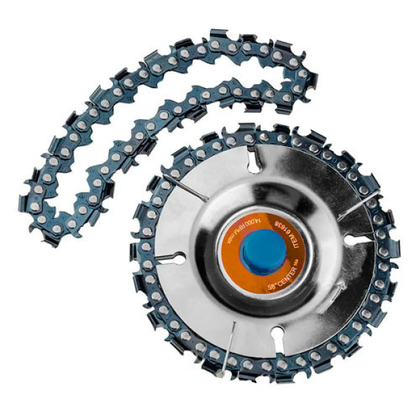 Диск пильний ланцюговий 102мм по дереву для болгарки, запасний ланцюг для циркулярної пили