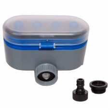 Таймер поливу Aqualin YL21032 на 2 лінії, із кульковими клапанами, автомат подачі води