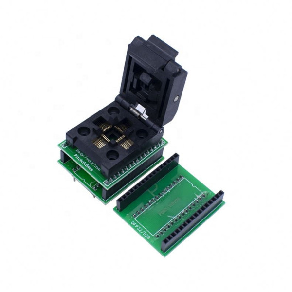 Перехідник TQFP32 QFP32 – DIP32 панелька для програматора мікросхем, адаптер