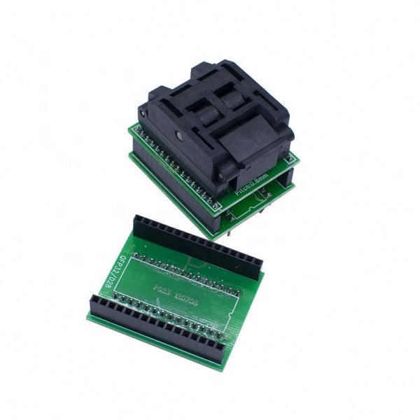 Перехідник TQFP32 QFP32 – DIP32 панелька для програматора мікросхем, адаптер