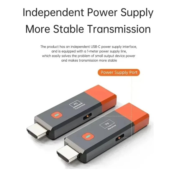 HDMI бездротовий приймопередавач TX RX відео сигнал до 50м для телевізора ПК