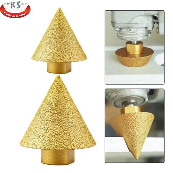 Фреза алмазна конусна 2-38мм M10 для дриля по кераміці та граніту