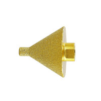 Фреза алмазна конусна 9-38мм M10 для розсвердлювання на КШМ з кераміки граніту для дриля