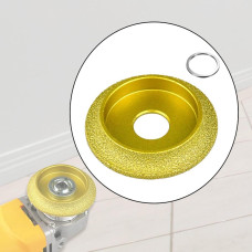 Диск шліфувальний алмазний 75x10 мм для скруглення кромки по каменю, мармуру, плитці