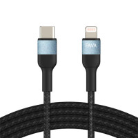 Кабель Type-C – Lightning Pavareal Q33PD 1м для iPhone, iPad, iPod швидка зарядка та синхронізація до 30 Вт