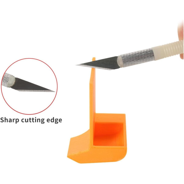 Прецизійні ножі 3шт і 13 змінних лез для дерева шкіри пластику набір у кейсі