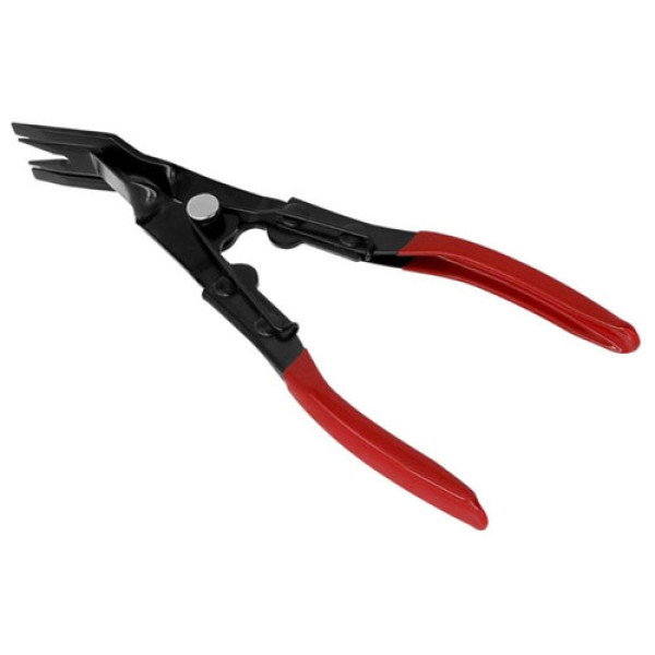 Пасатижі для демонтажу автообшивки та кліпс, вигнуті губки, пружинний механізм, зручні ручки