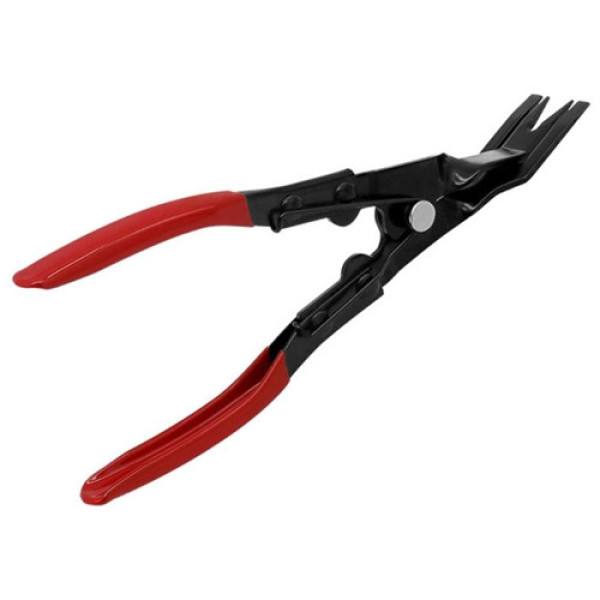 Пасатижі для демонтажу автообшивки та кліпс, вигнуті губки, пружинний механізм, зручні ручки