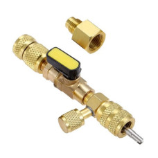 Комплект вентилів для заміни золотників під тиском, 20 золотників + 10 ковпачків, для HVAC та автосервісу