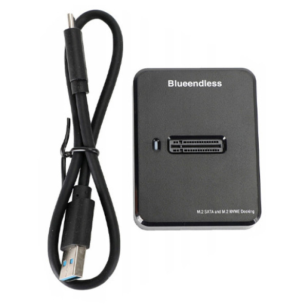 Док-станція Blueendless SD03A для SSD M.2 NVMe/NGFF SATA, USB 3.1, зовнішній адаптер