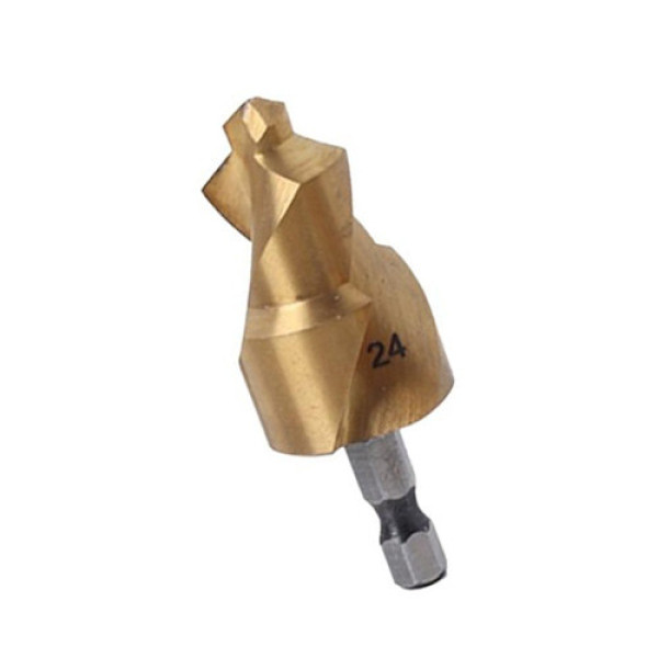 Ступінчасте свердло 18-24мм титанове для PPR труб і відновлення пластикових фітингів