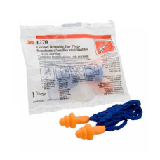 Беруші 3M 1270 Ялиночка 25дБ багаторазові упаковка 100 пар затички у вуха від шуму