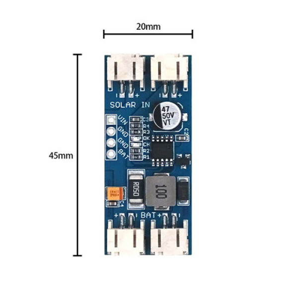Контролер заряду сонячних батарей MPPT CN3791-6V, модуль заряджання Li-Ion акумуляторів від сонячних панелей