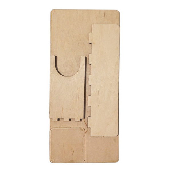 Підставка для клейового пістолета 20 Вт і стрижнів фанерна підставка тримач для термопістолета 7 мм компактний органайзер