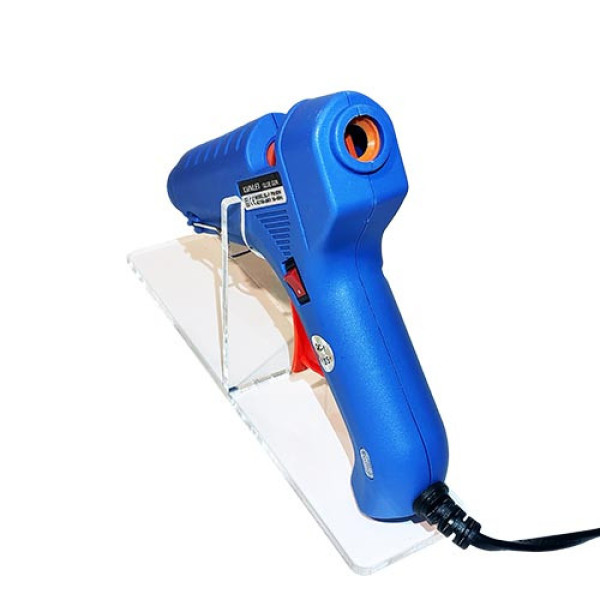 Підставка для клейового пістолета 60 Вт акрилова прозора підставка тримач для термопістолета 11 мм великий стенд