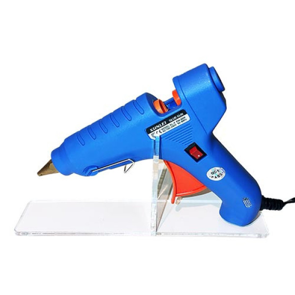 Підставка для клейового пістолета 60 Вт акрилова прозора підставка тримач для термопістолета 11 мм великий стенд