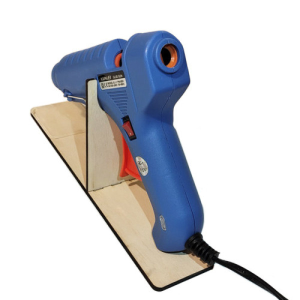 Підставка для клейового пістолета 60 Вт фанерна підставка тримач для термопістолета 11 мм великий зручний стенд