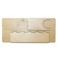 Підставка для клейового пістолета 60 Вт і стрижнів фанерна підставка тримач для термопістолета 11 мм органайзер