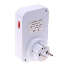Механічний розетковий таймер 24 години 15 хв крок 16А 3.5кВт добовий перемикач FRK-D1
