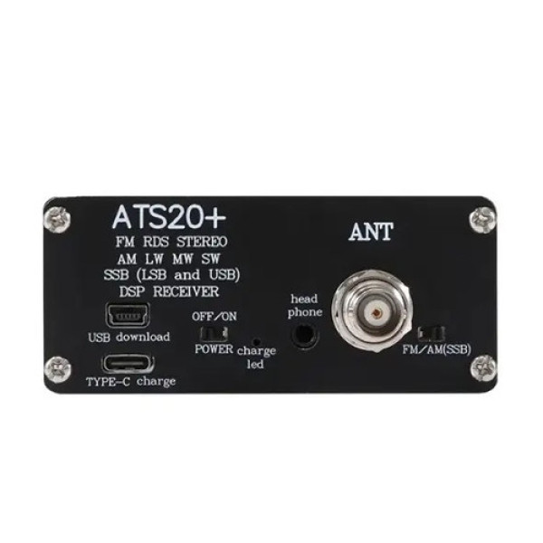 Цифровий DSP радіоприймач ATS-20+ багатодіапазонний, FM RDS LW MW SW SSB
