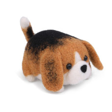 Набір для сухого валяння з вовни, іграшка Собака, з голками, фелтинг