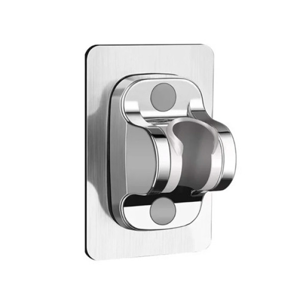 Тримач для душової лійки з регулюванням кута нахилу, настінний клейкий