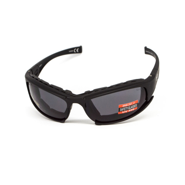 Окуляри захисні з ущільнювачем Global Vision Assault (gray) Anti-Fog, сірі