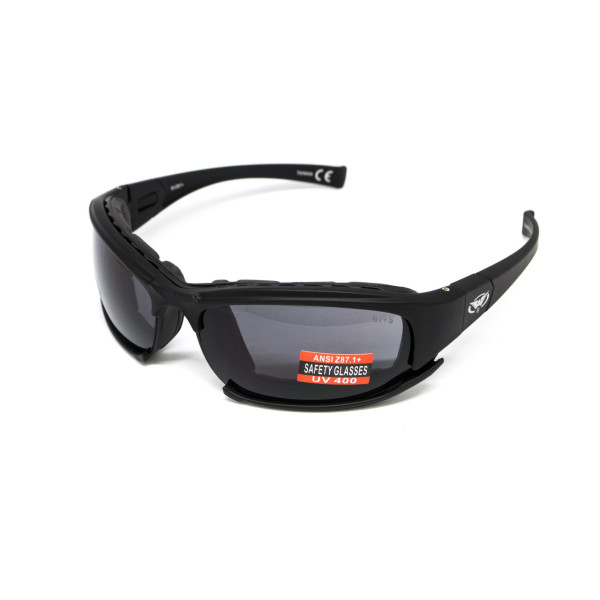 Окуляри захисні з ущільнювачем Global Vision Assault (gray) Anti-Fog, сірі