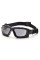 Окуляри захисні з ущільнювачем Pyramex i-Force XL (gray) Anti-Fog, чорний