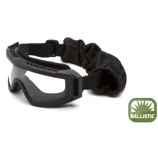 Окуляри захисні з ущільнювачем Venture Gear Tactical Loadout+RX (clear) Super Anti-Fog H2MAX, прозорі окуляри з діоптрійною