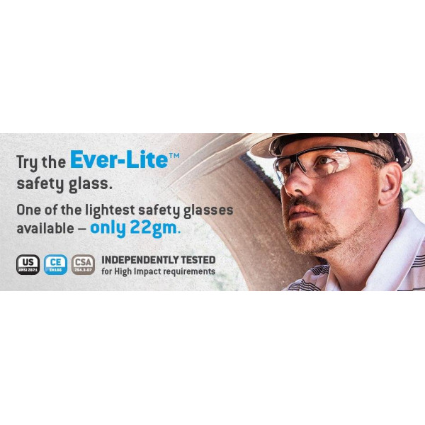 Біфокальні захисні окуляри Pyramex Ever-Lite Bifocal (clear +1.5) Super Anti-Fog H2MAX, біфокальні прозорі з діоптріями