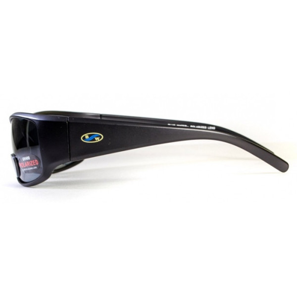 Окуляри біфокальні поляризаційні BluWater Bifocal-1 (+2.5) Polarized (gray) (чорна біфокальна лінза з діоптріями)