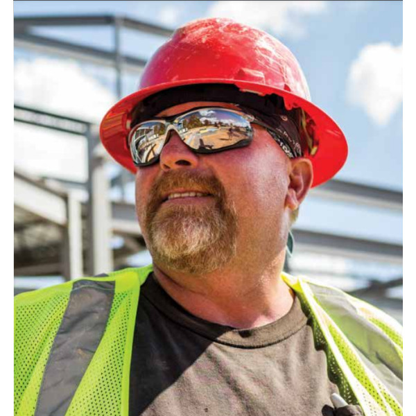 Окуляри захисні з ущільнювачем Pyramex Proximity (indoor/outdoor) Anti-Fog, дзеркальні напівтемні