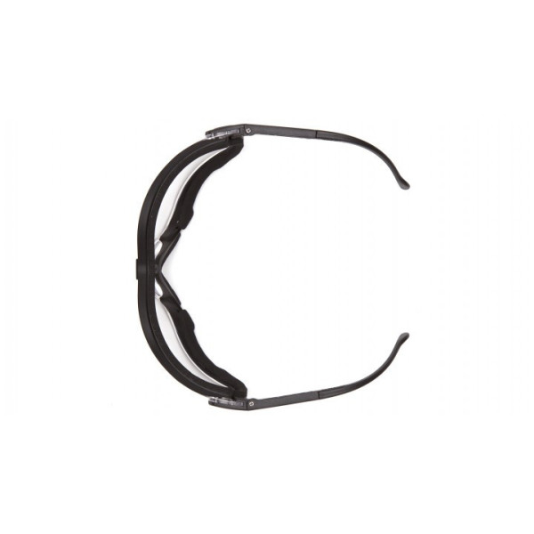 Окуляри захисні з ущільнювачем Pyramex V2G+RX (indoor/outdoor mirror) Anti-Fog, дзеркальні напівтемні окуляри з діоптрійною