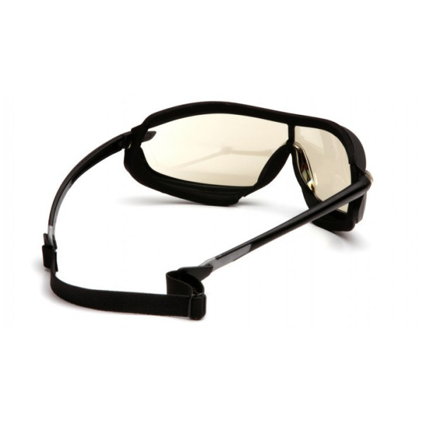 Окуляри захисні з ущільнювачем Pyramex XS3 Plus (indoor/outdoor mirror) Anti-Fog, дзеркальні напівтемні