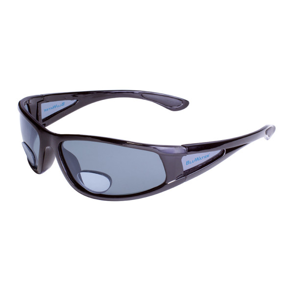 Окуляри біфокальні поляризаційні BluWater Bifocal-3 (+1.5) Polarized (gray) (чорна біфокальна лінза з діоптріями)