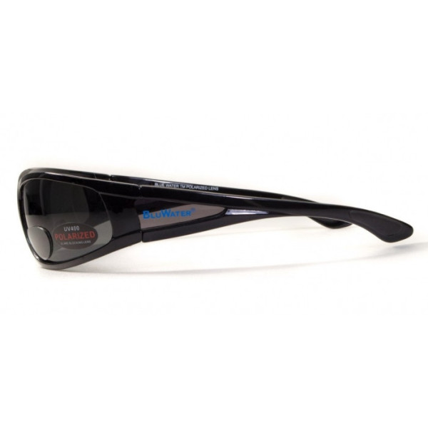 Окуляри біфокальні поляризаційні BluWater Bifocal-3 (+1.5) Polarized (gray) (чорна біфокальна лінза з діоптріями)