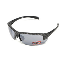 Окуляри захисні Global Vision Hercules-7 Carbon (flash mirror), дзеркальні сірі в графітовій оправі